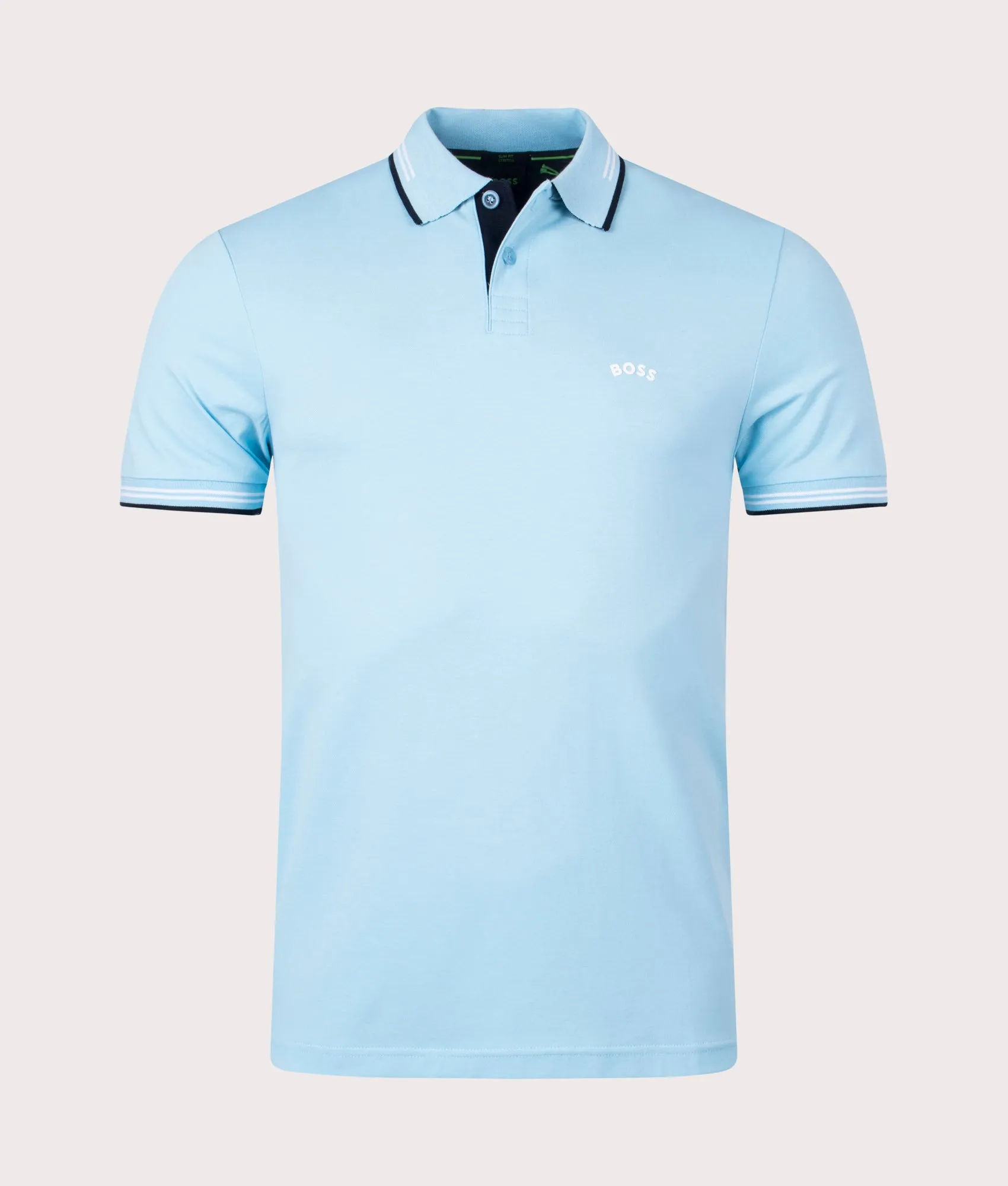 Slim Fit Paul Curved Logo Polo Shirt sold by EQVVS