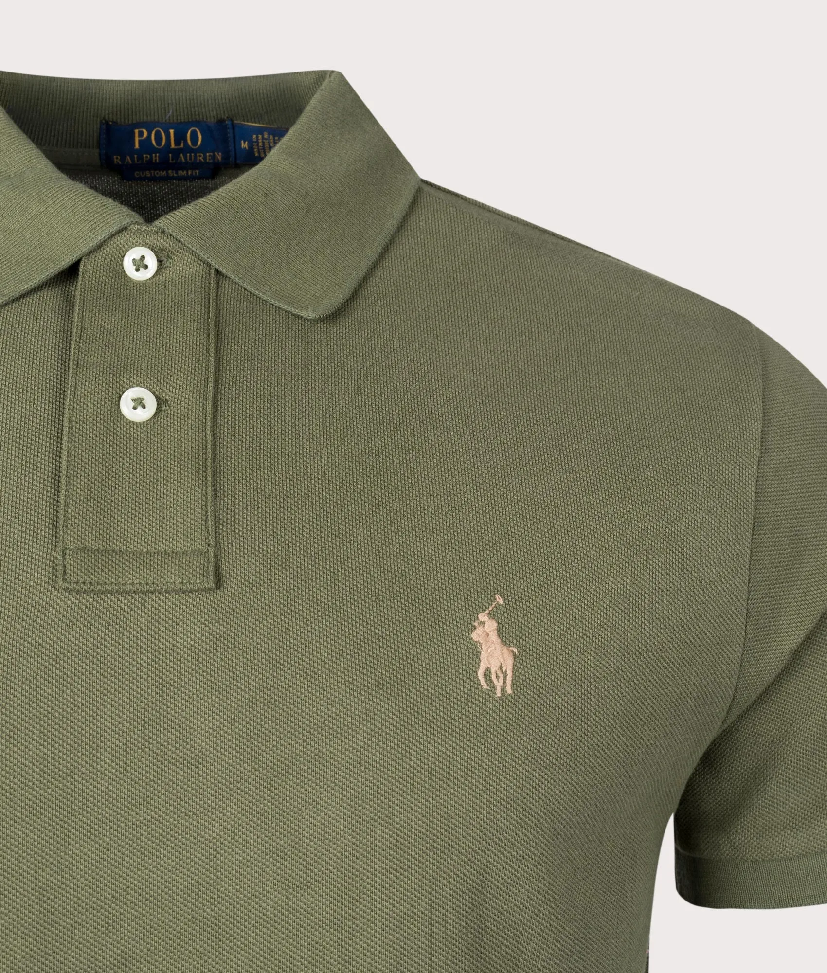 Custom Slim Fit Mesh Polo Shirt sold by EQVVS product image thumbnail 2