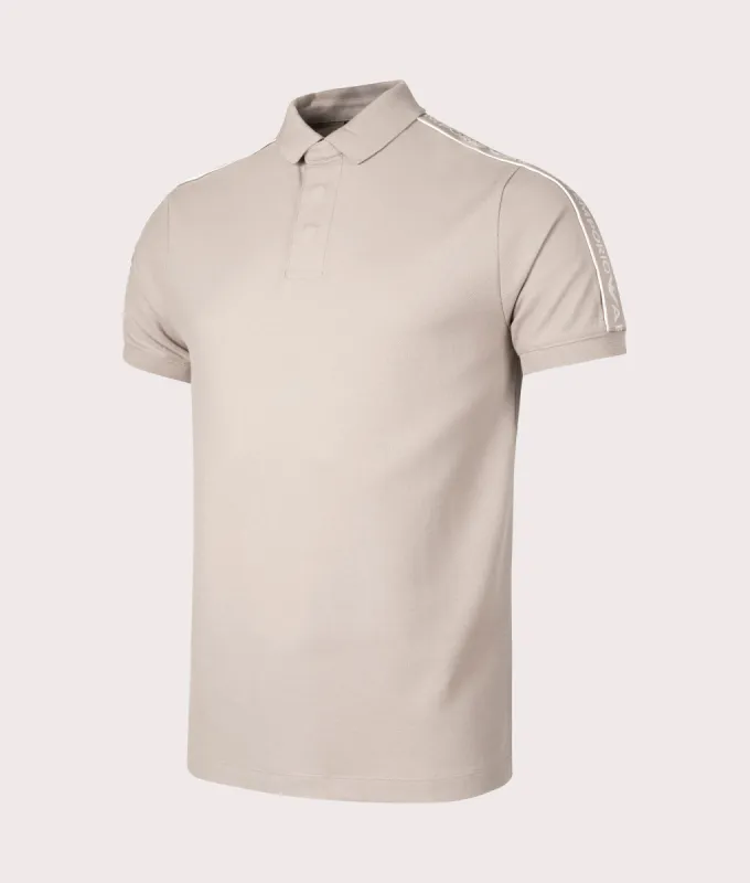 Taped Shoulder Polo Shirt sold by EQVVS