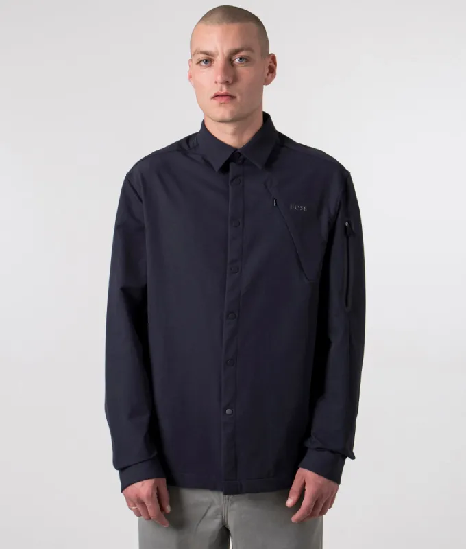 Relaxed Fit Water Repellent Balzo X Overshirt sold by EQVVS