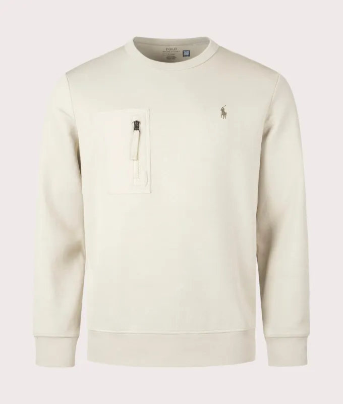 Pocket Zip Sweatshirt made by Polo by Ralph Lauren