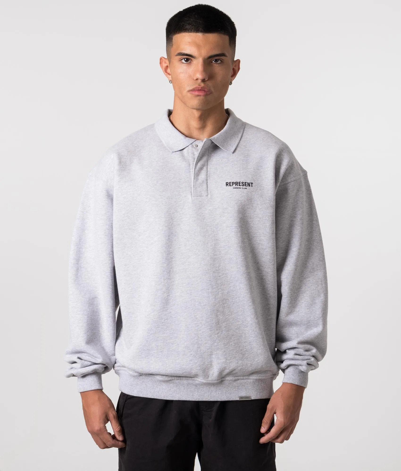 Represent Owners Club Polo Collar Sweatshirt sold by EQVVS