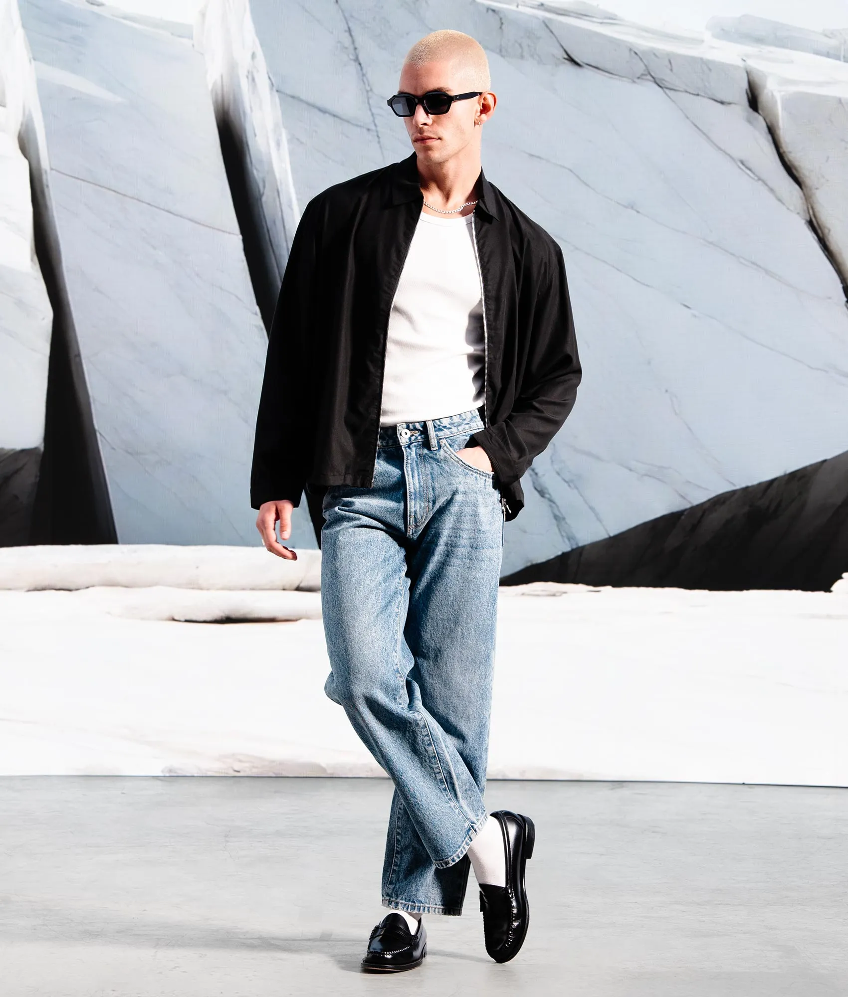 Oversized Tencel Rider Jacket sold by EQVVS product image thumbnail 2