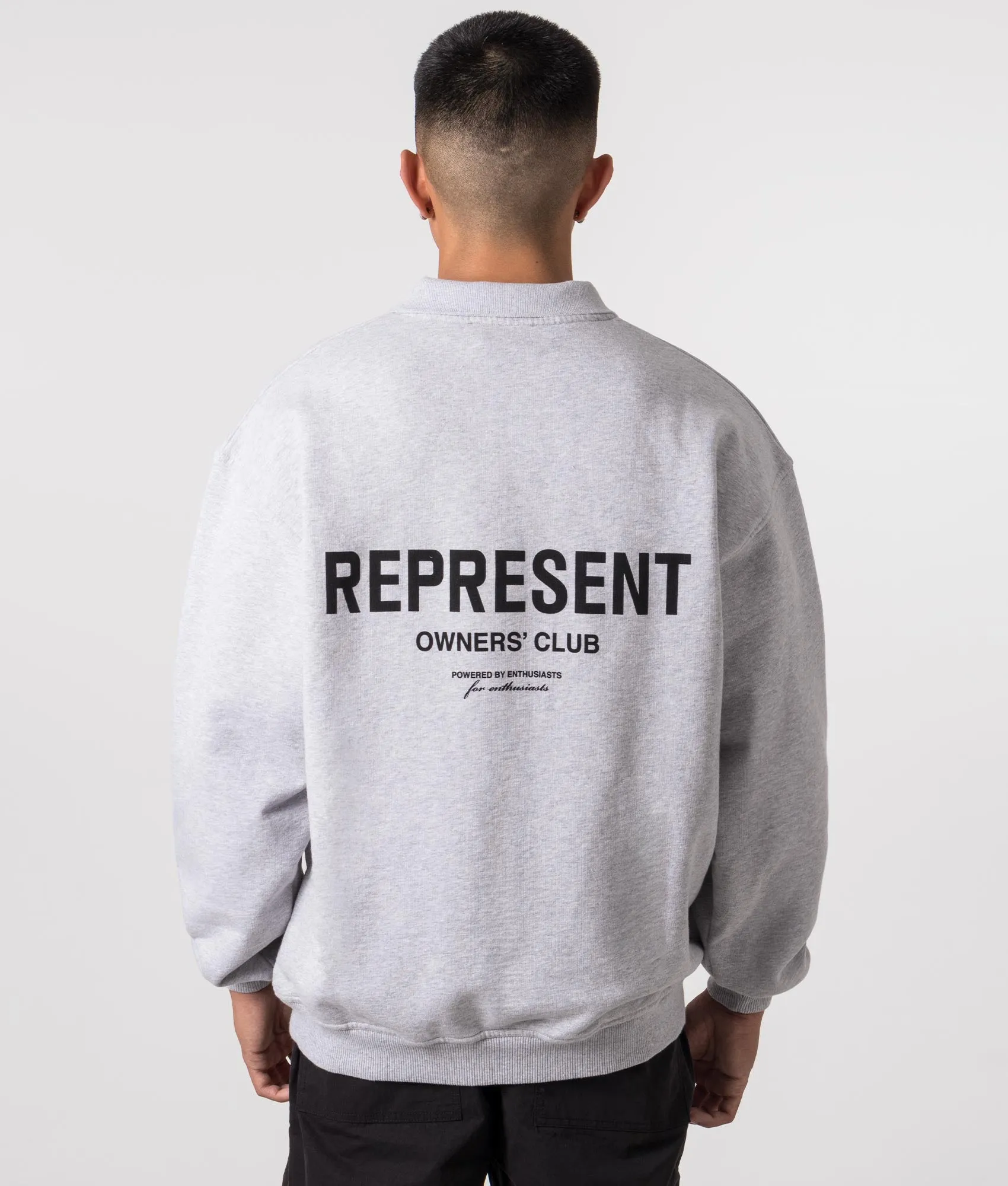 Represent Owners Club Polo Collar Sweatshirt sold by EQVVS product image thumbnail 2