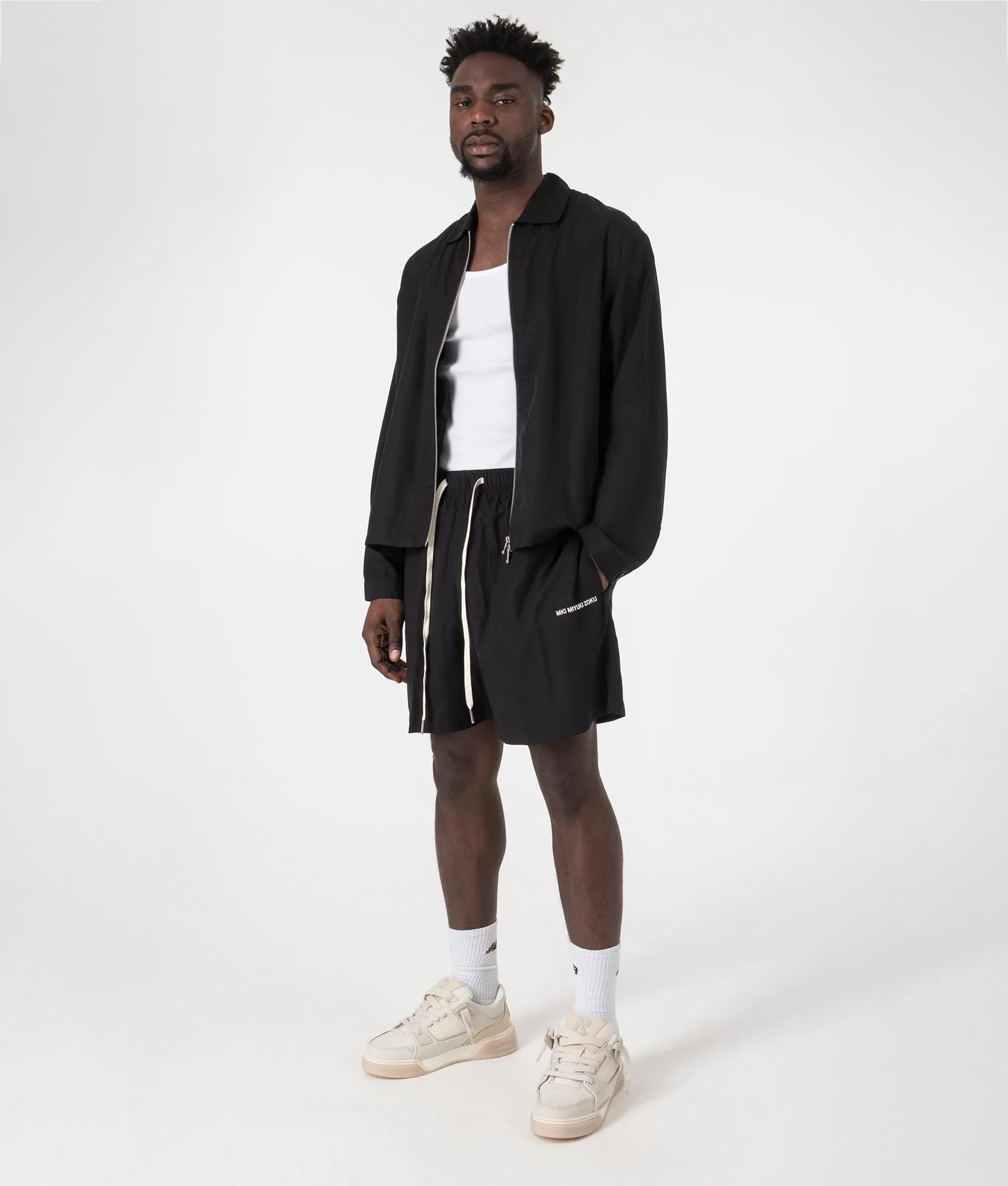 Oversized Tencel Rider Jacket sold by EQVVS product image thumbnail 3