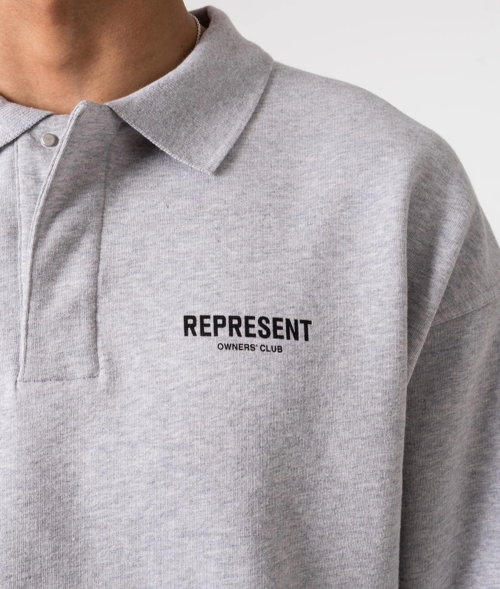 Represent Owners Club Polo Collar Sweatshirt sold by EQVVS product image thumbnail 3