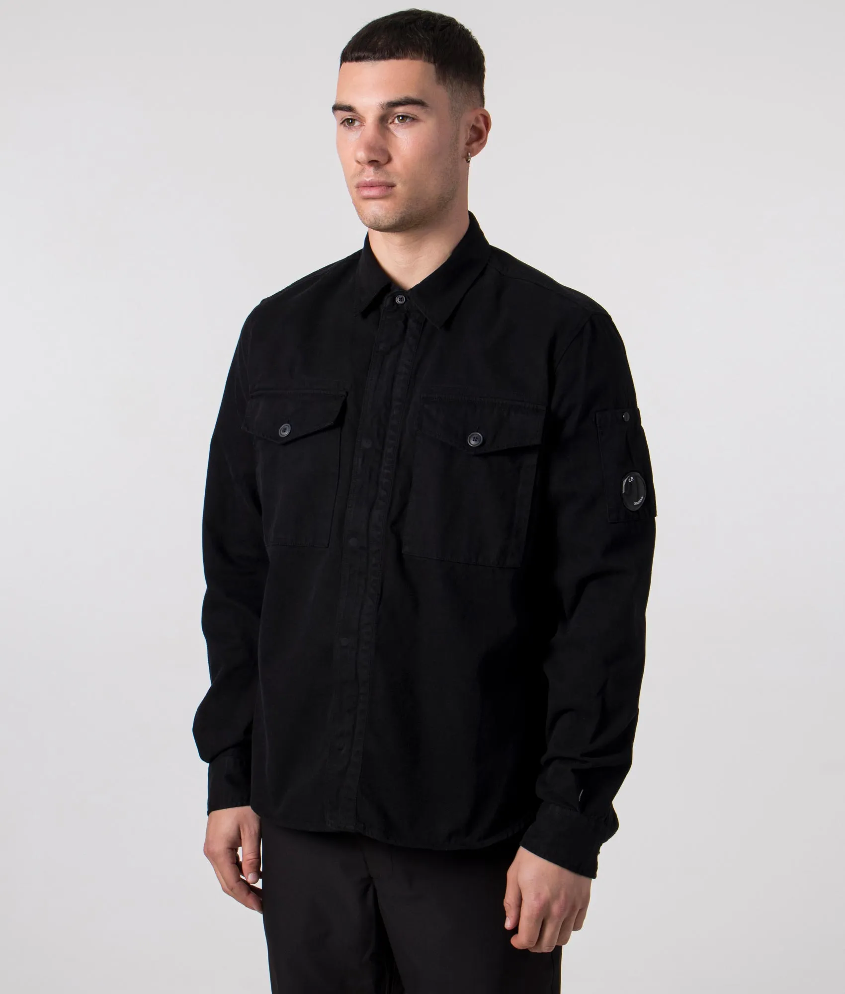Military Twill Emerized Pocket Overshirt sold by EQVVS product image thumbnail 3
