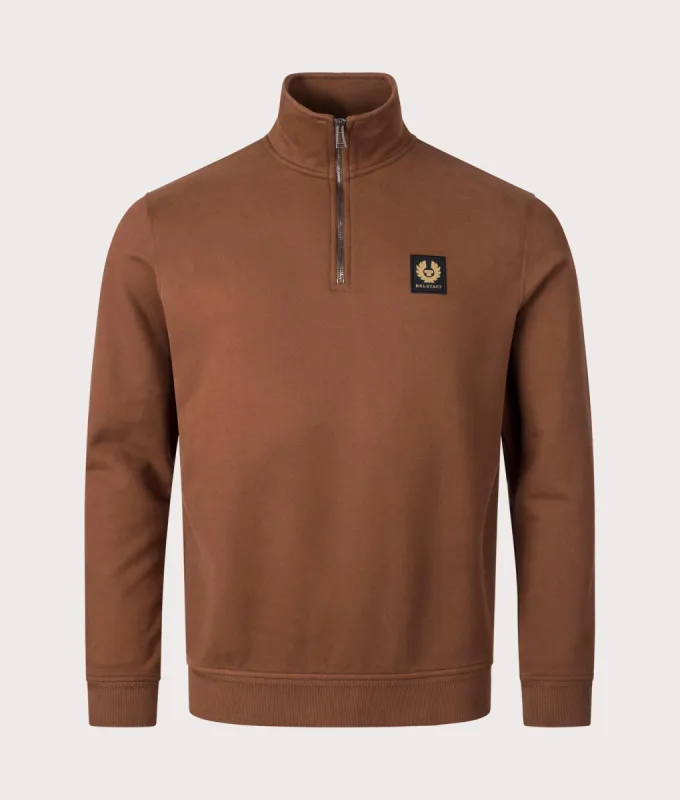 Belstaff Quarter Zip Sweatshirt sold by EQVVS