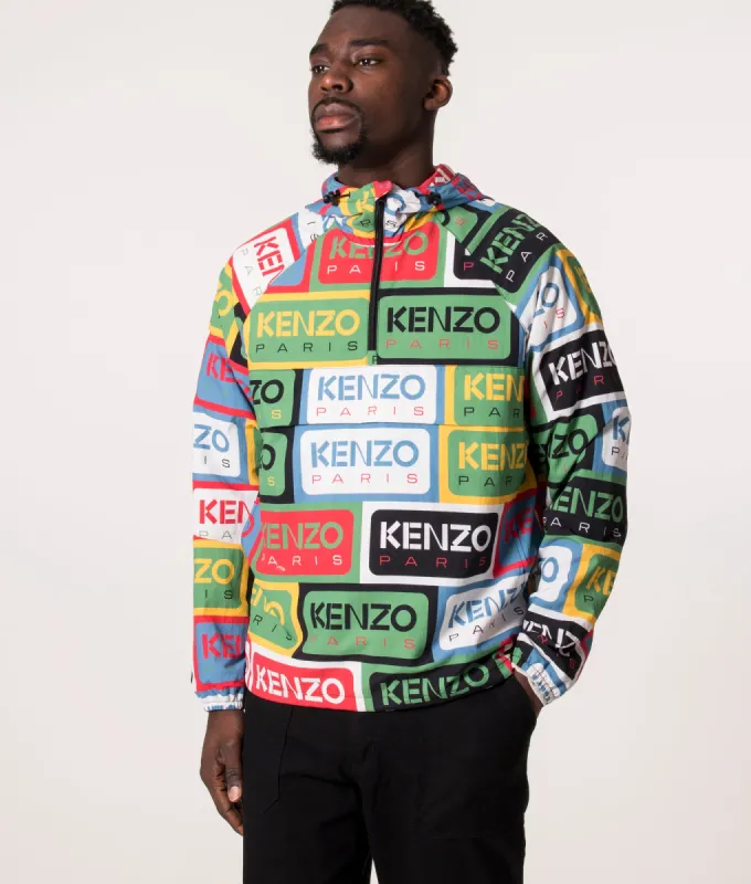 Packable KENZO Labels Windbreaker Jacket sold by EQVVS