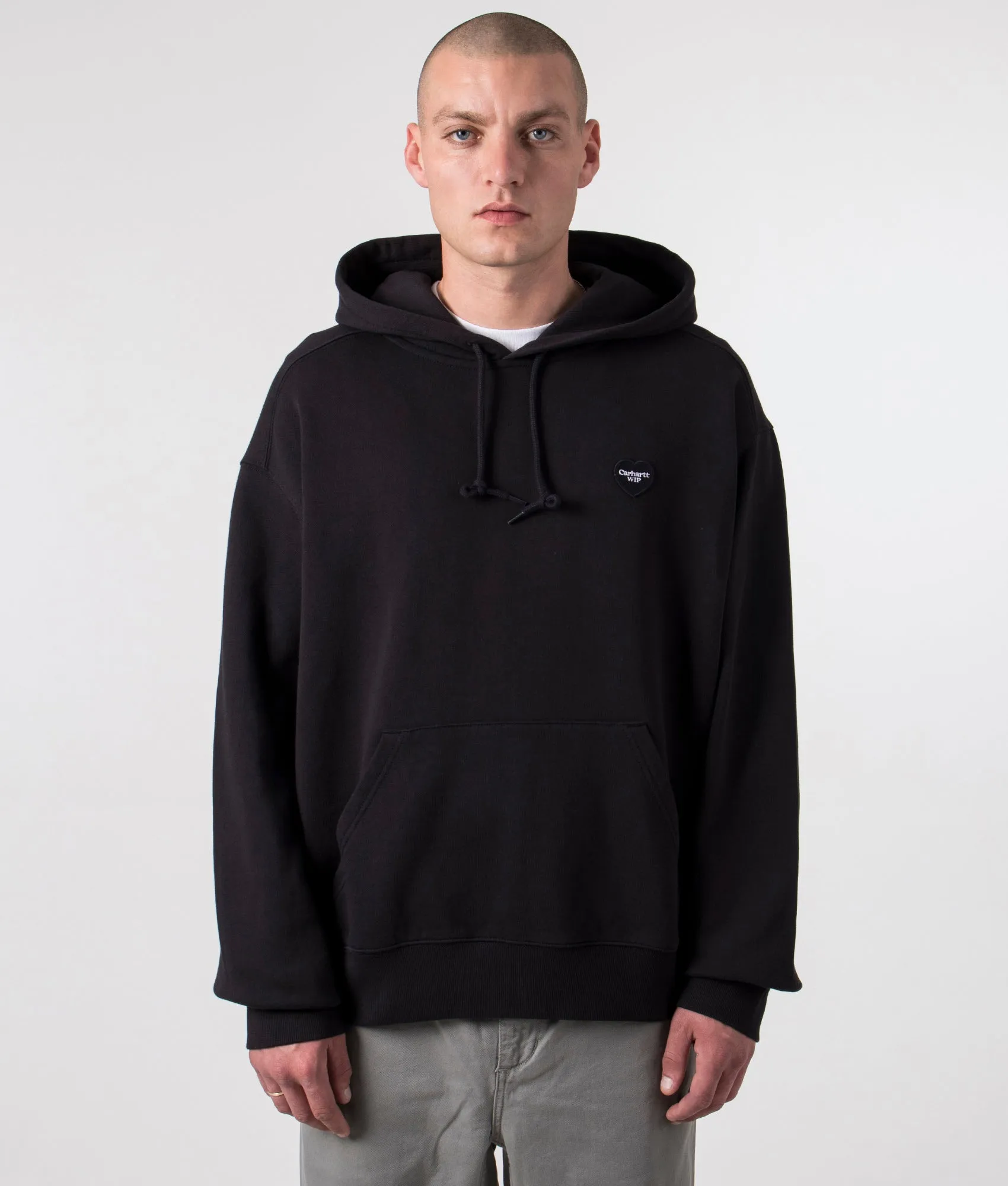 Oversized Heart Patch Hoodie sold by EQVVS