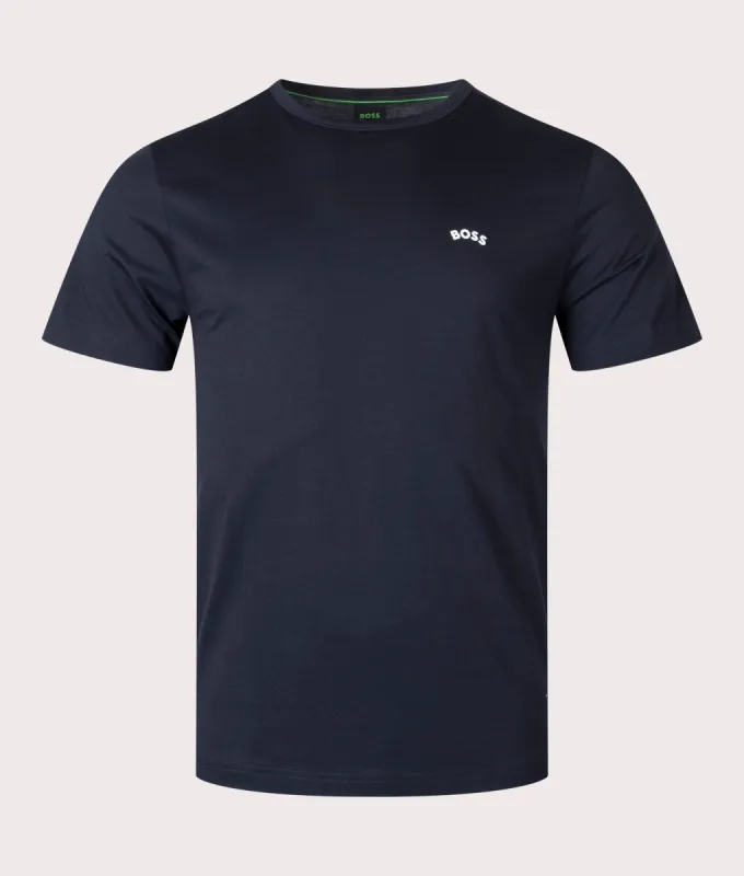 Curved Logo T-Shirt made by EQVVS