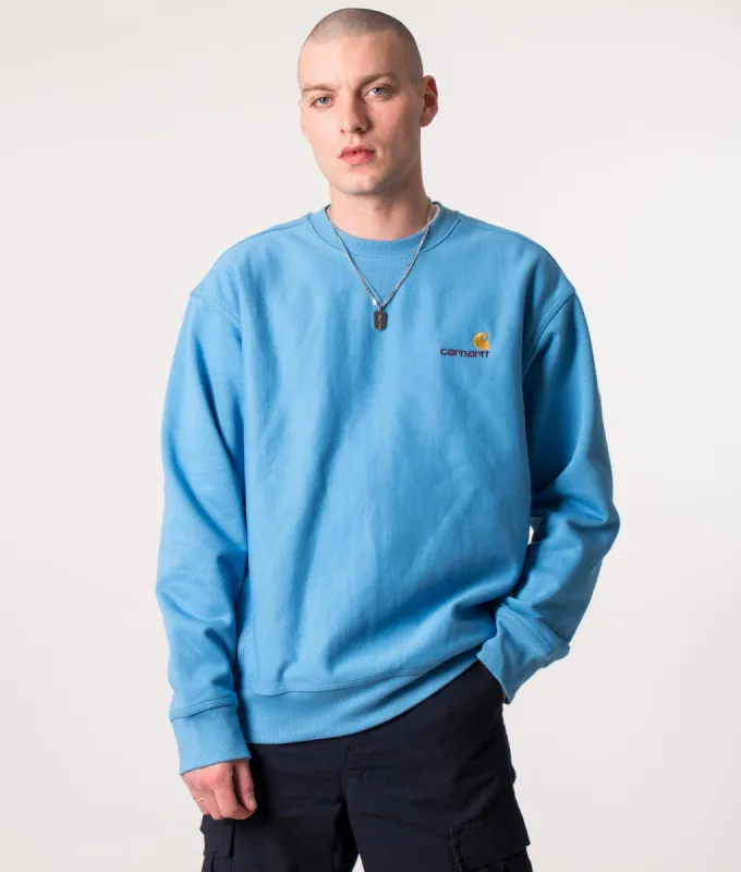 Relaxed Fit American Script Sweatshirt sold by EQVVS