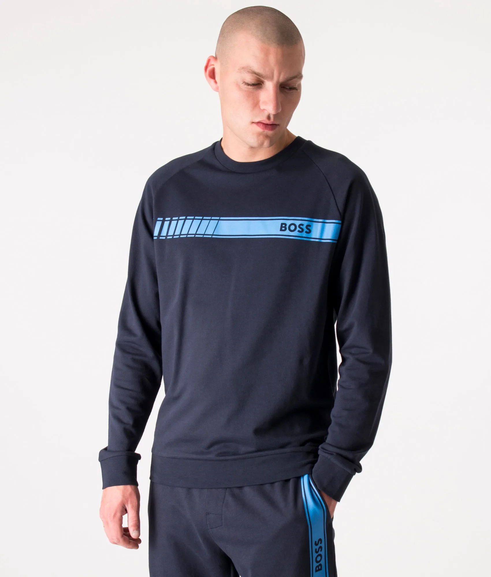 Authentic Logo Stripe Sweatshirt sold by EQVVS