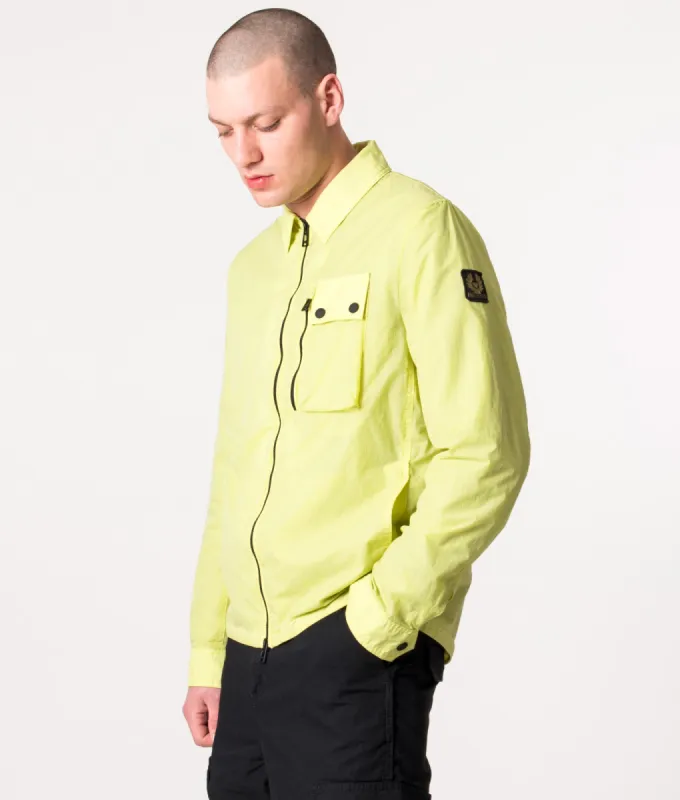 Garment Dyed Ripstop Rail Overshirt sold by EQVVS