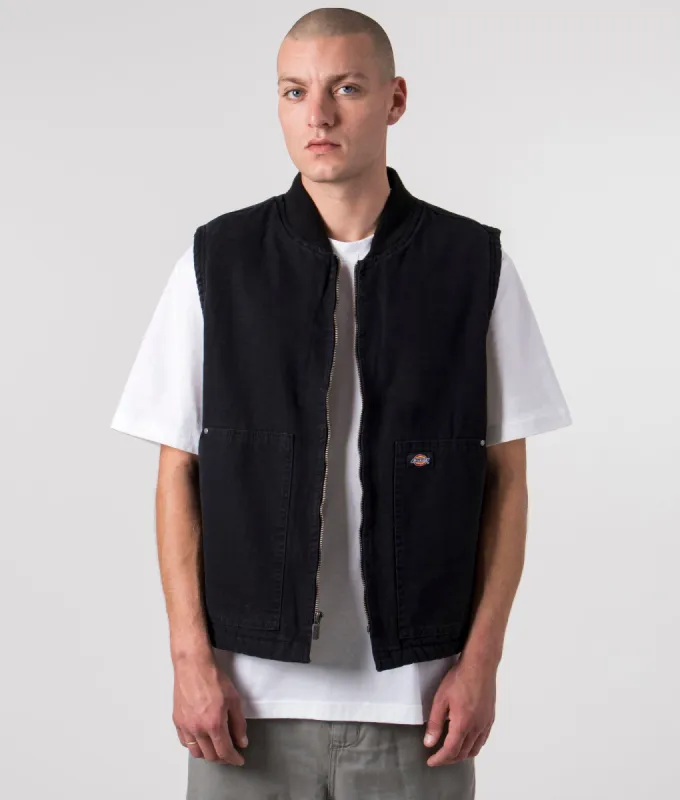Relaxed Fit Duck Canvas Gilet made by Dickies