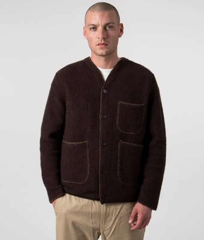 Studio Wool Mix Blanket Cardigan sold by EQVVS