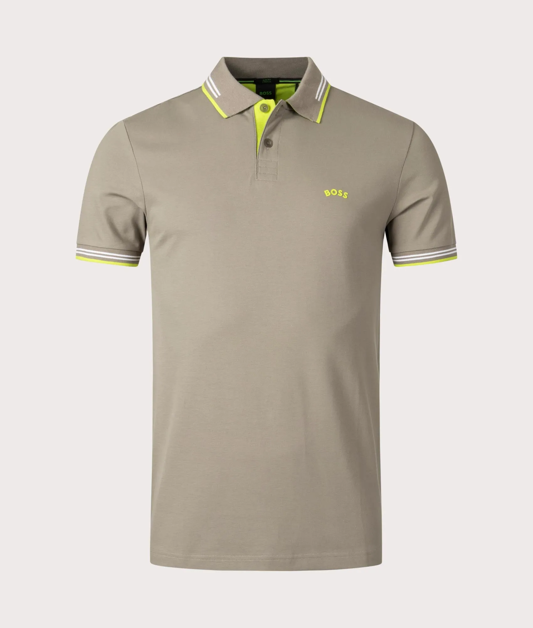 Slim Fit Paul Curved Logo Polo Shirt sold by EQVVS