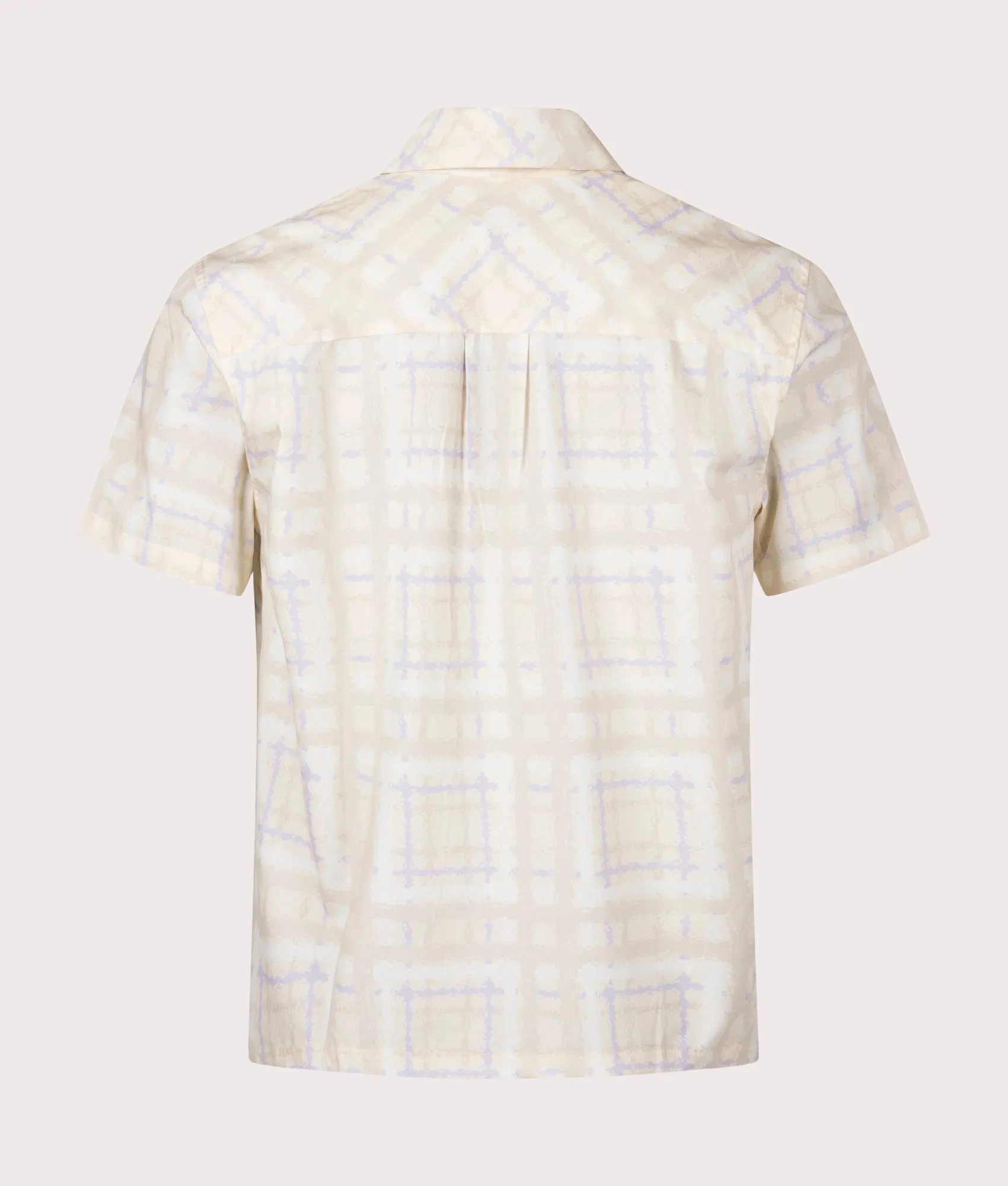 Short Sleeve Resort Plaid Shirt sold by EQVVS product image thumbnail 3