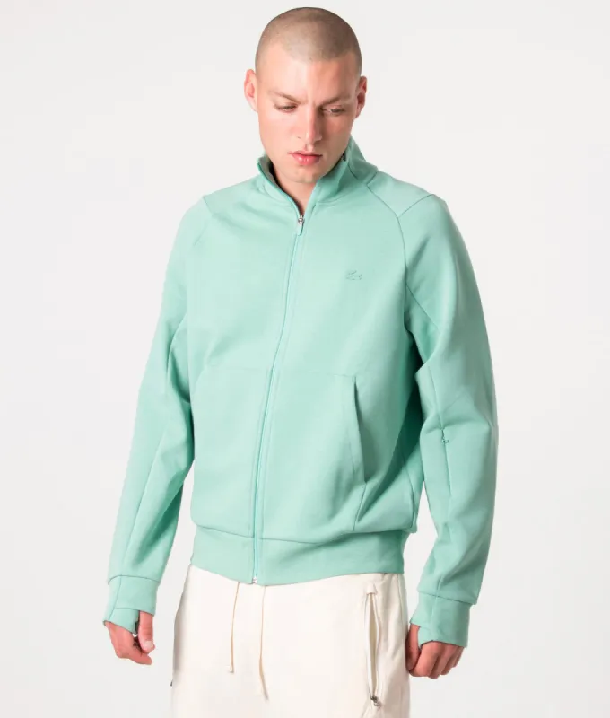 Relaxed Fit High Neck Zip Through Sweatshirt sold by EQVVS