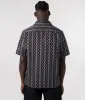 Cable Print Revere Collar Shirt sold by EQVVS