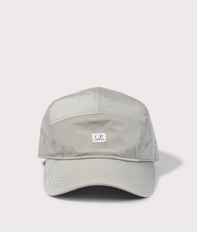 Chrome R Panelled Logo Cap sold by EQVVS