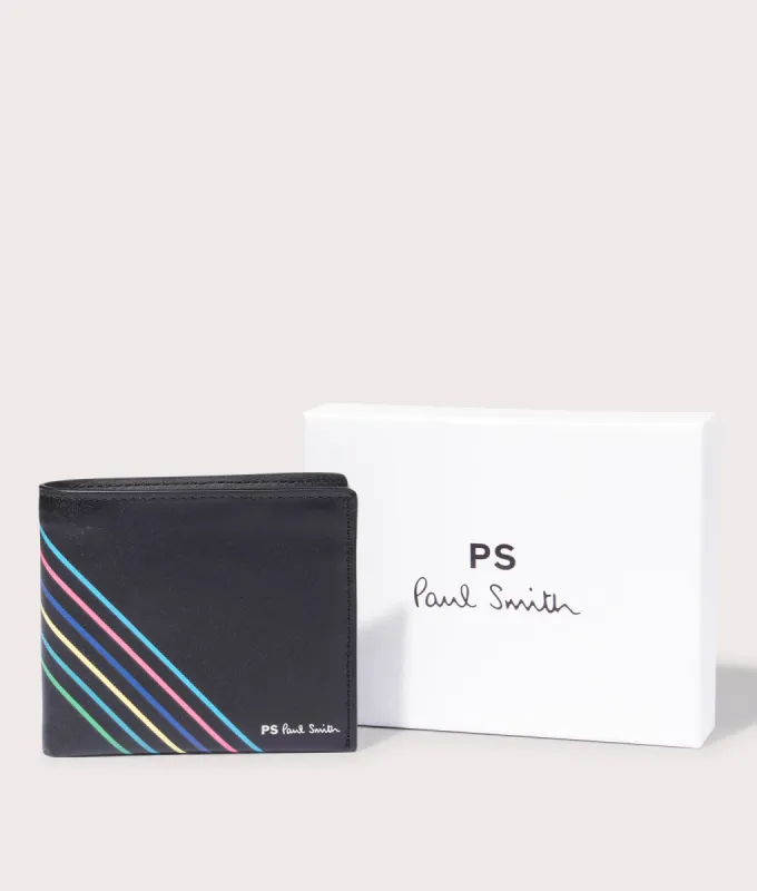 Leather 'Sports Stripe' Billfold Wallet sold by EQVVS