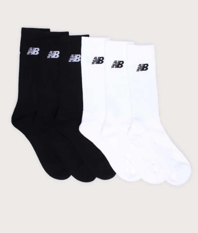 6 Pack Black/White Everyday Socks sold by EQVVS