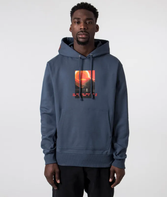 Relaxed Fit Outer Space Hoodie sold by EQVVS