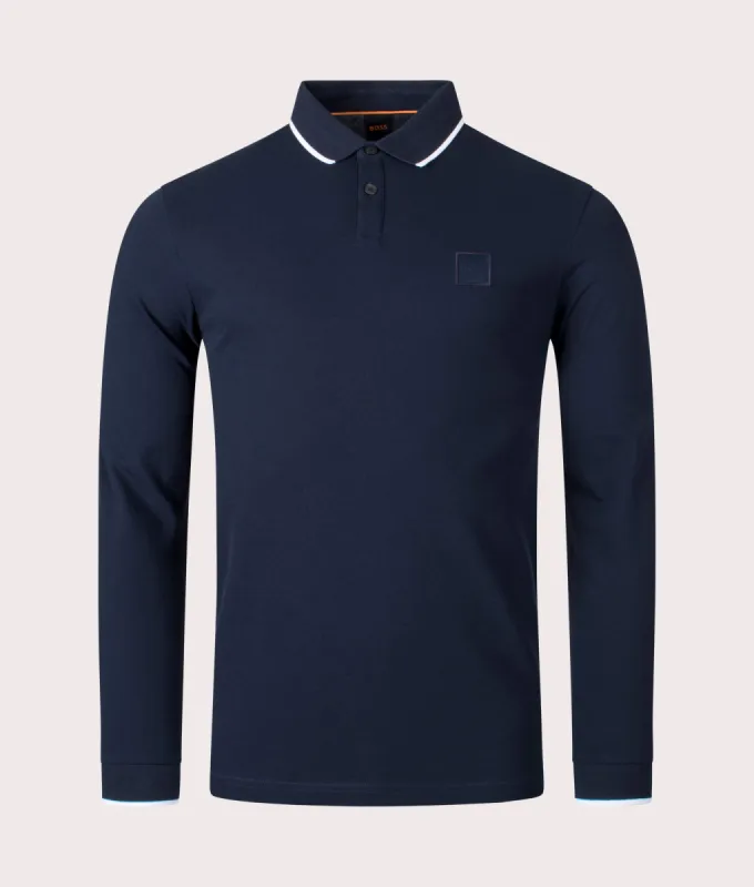 Long Sleeve Passertip Polo Shirt sold by EQVVS