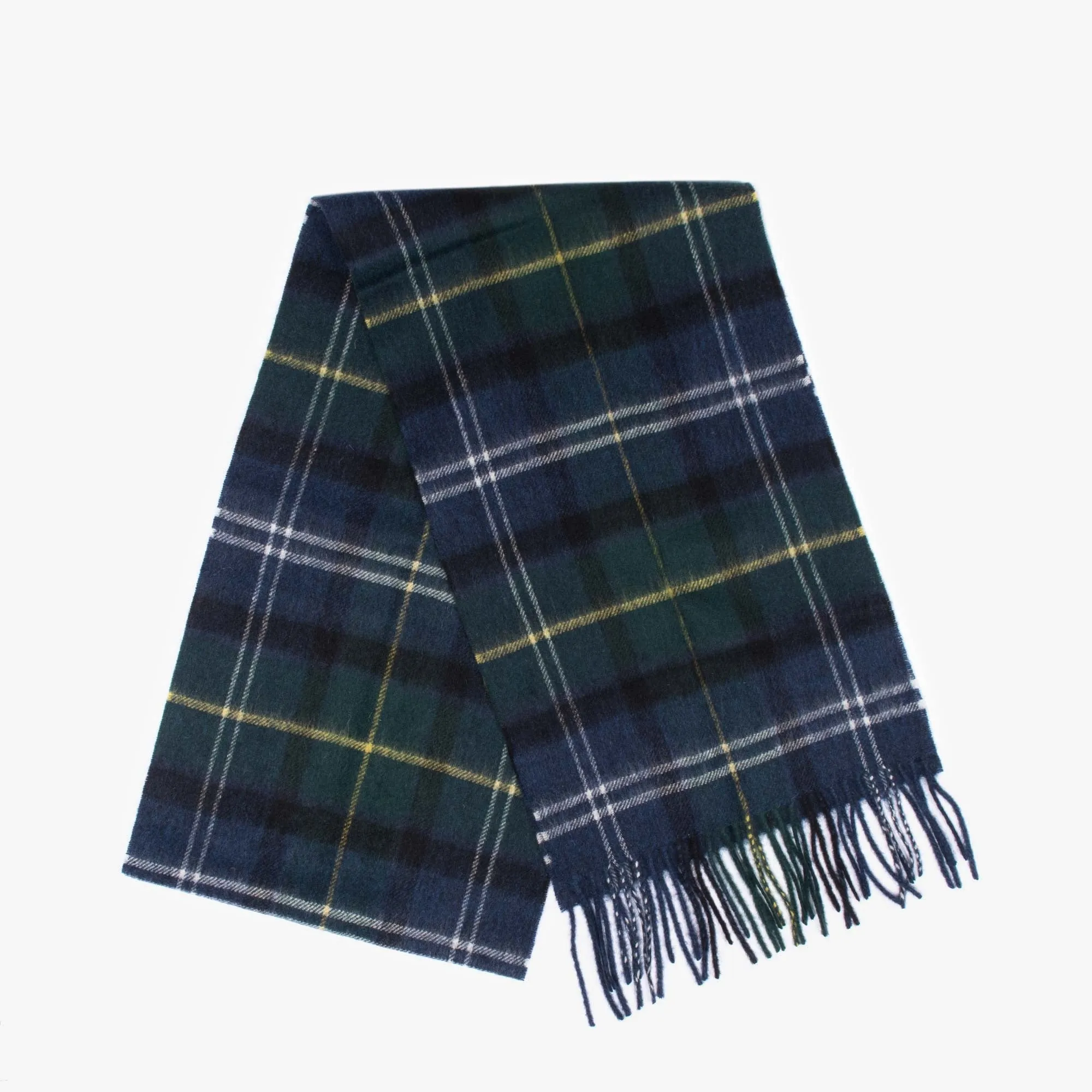 Merino Cashmere Tartan Scarf sold by EQVVS