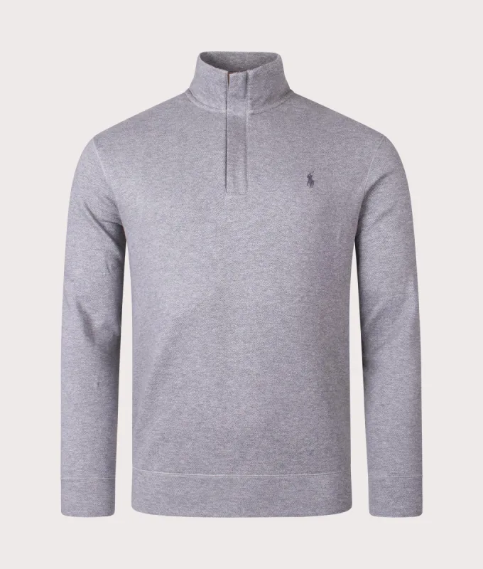 Herringbone Quarter Zip Sweatshirt sold by EQVVS