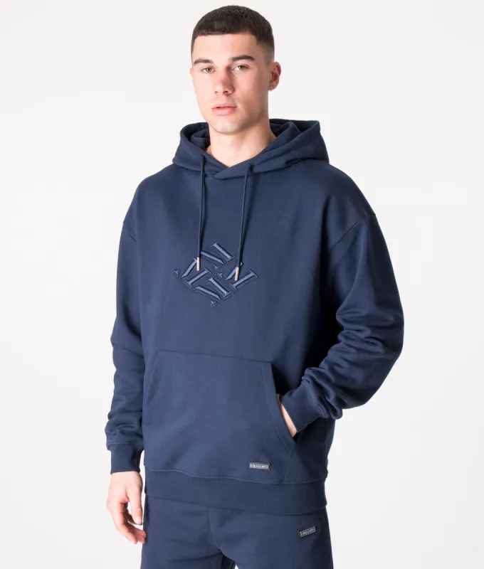 Oversized 4M Embroidered Logo Hoodie sold by EQVVS