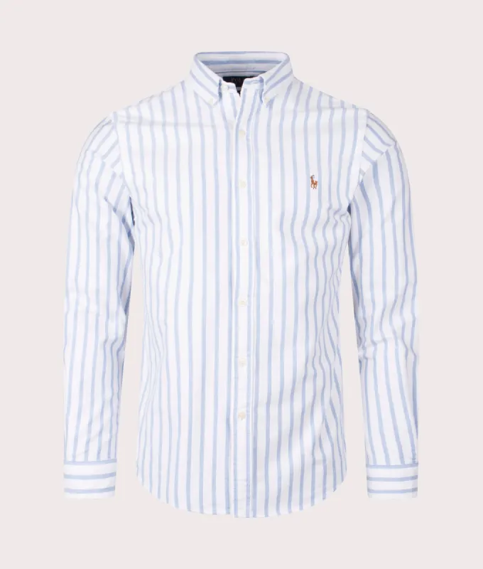 Slim Fit Striped Oxford Shirt sold by EQVVS