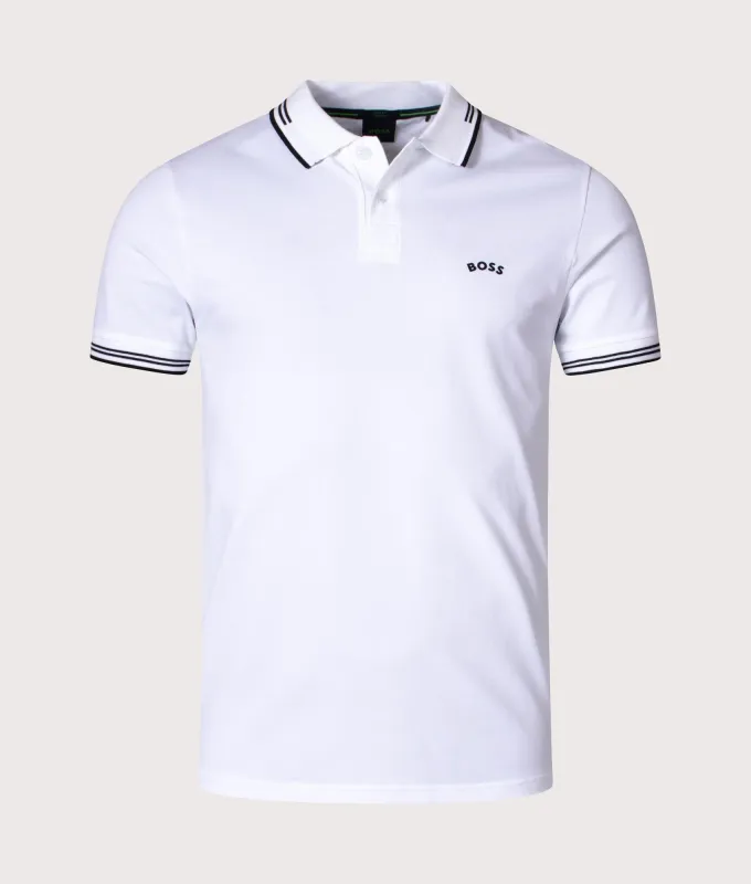 Slim Fit Paul Curved Logo Polo Shirt made by EQVVS