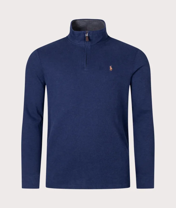 Quarter Zip Estate Rib Knit sold by EQVVS