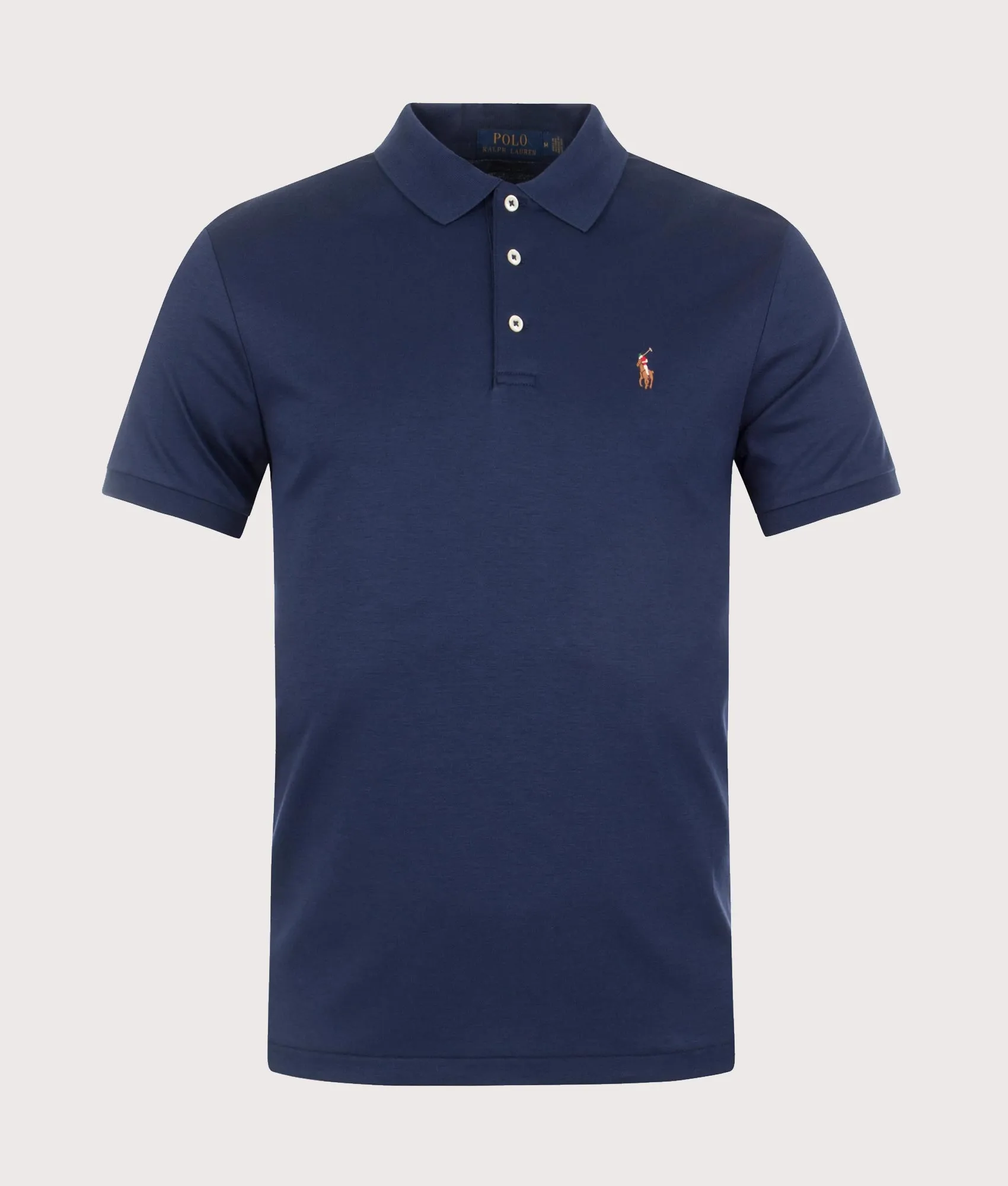 Custom Slim Fit Interlock Polo Shirt sold by EQVVS