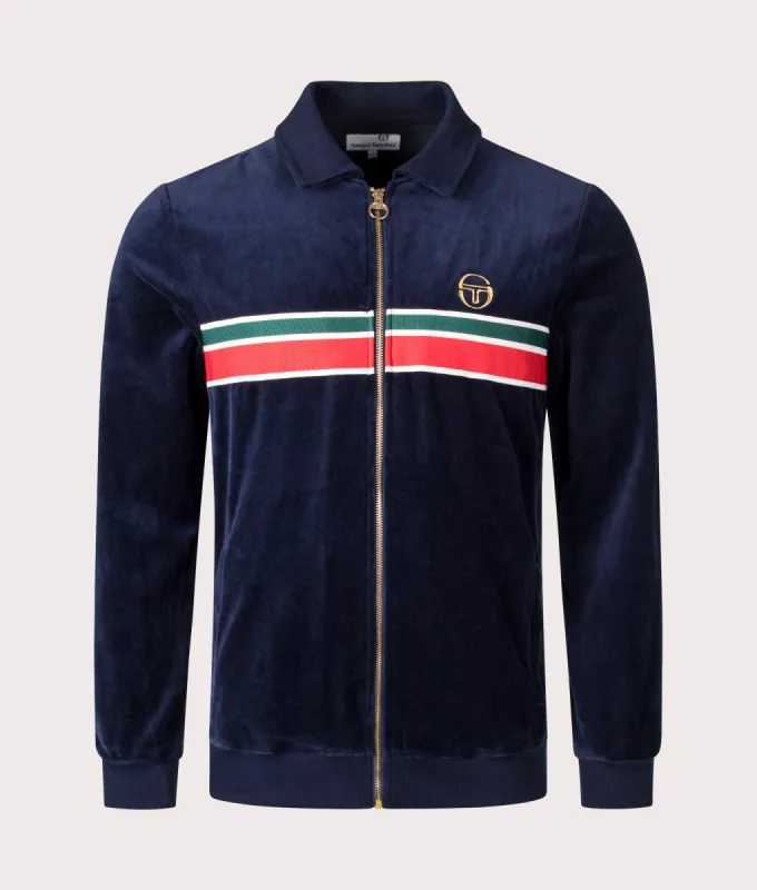 Spencer Velour Track Top sold by EQVVS