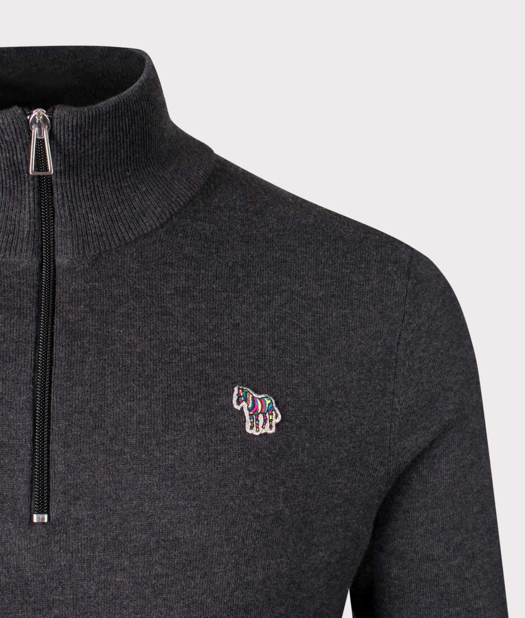 Zebra Badge Quarter Zip Jumper sold by EQVVS product image thumbnail 2