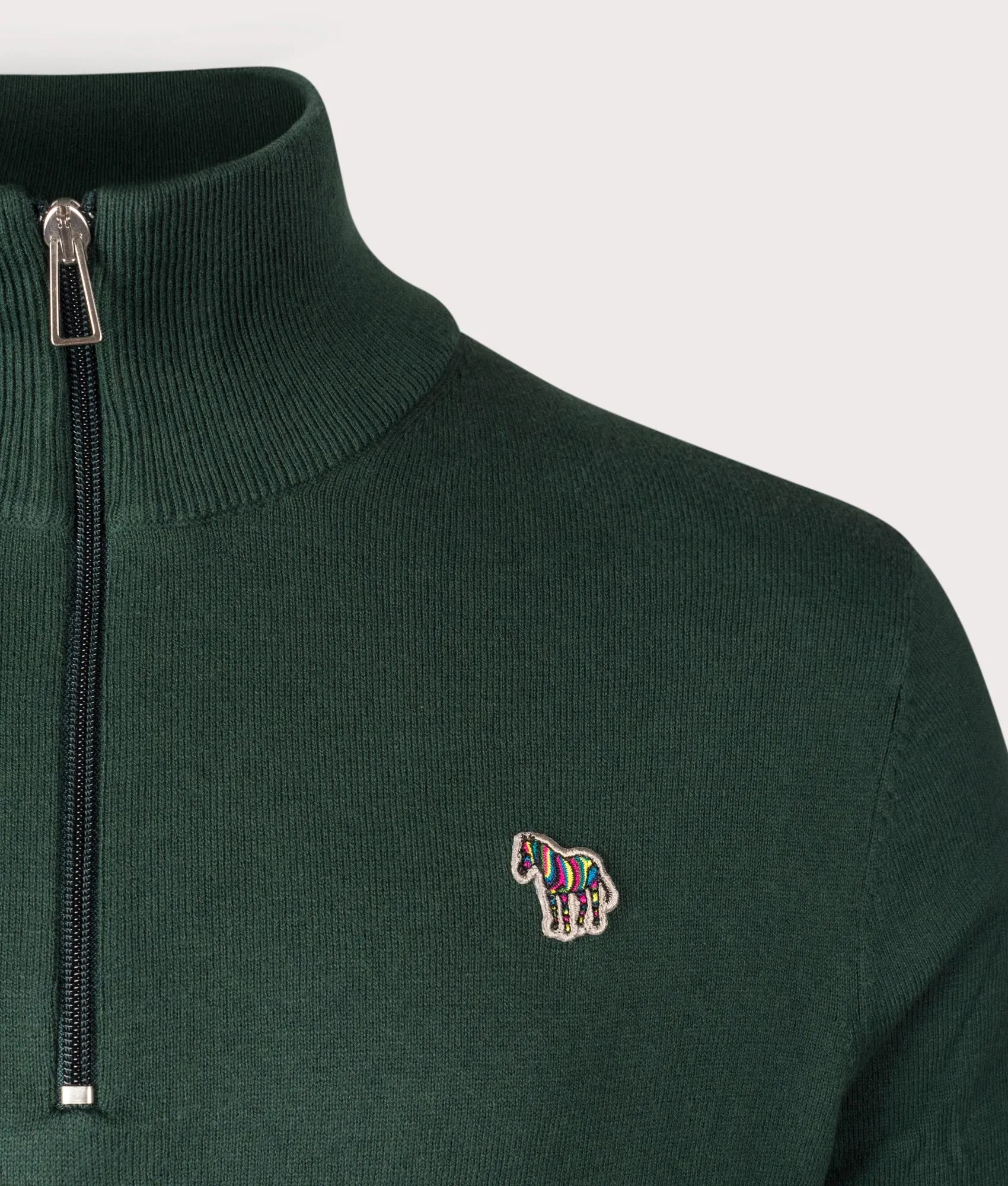 Zebra Badge Quarter Zip Jumper sold by EQVVS product image thumbnail 2
