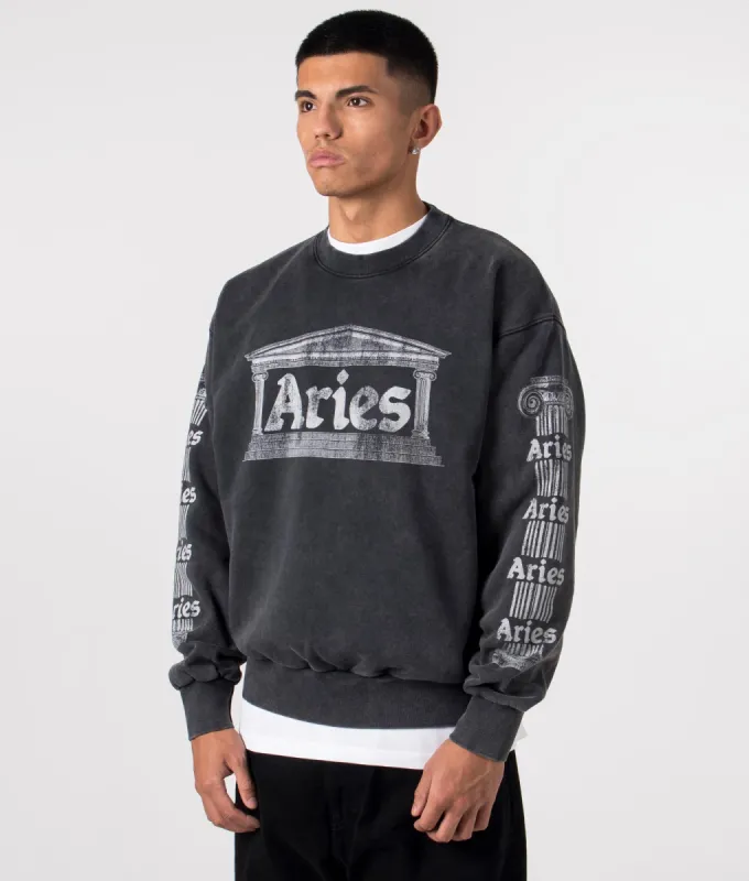 Aged Ancient Column Sweatshirt made by ARIES
