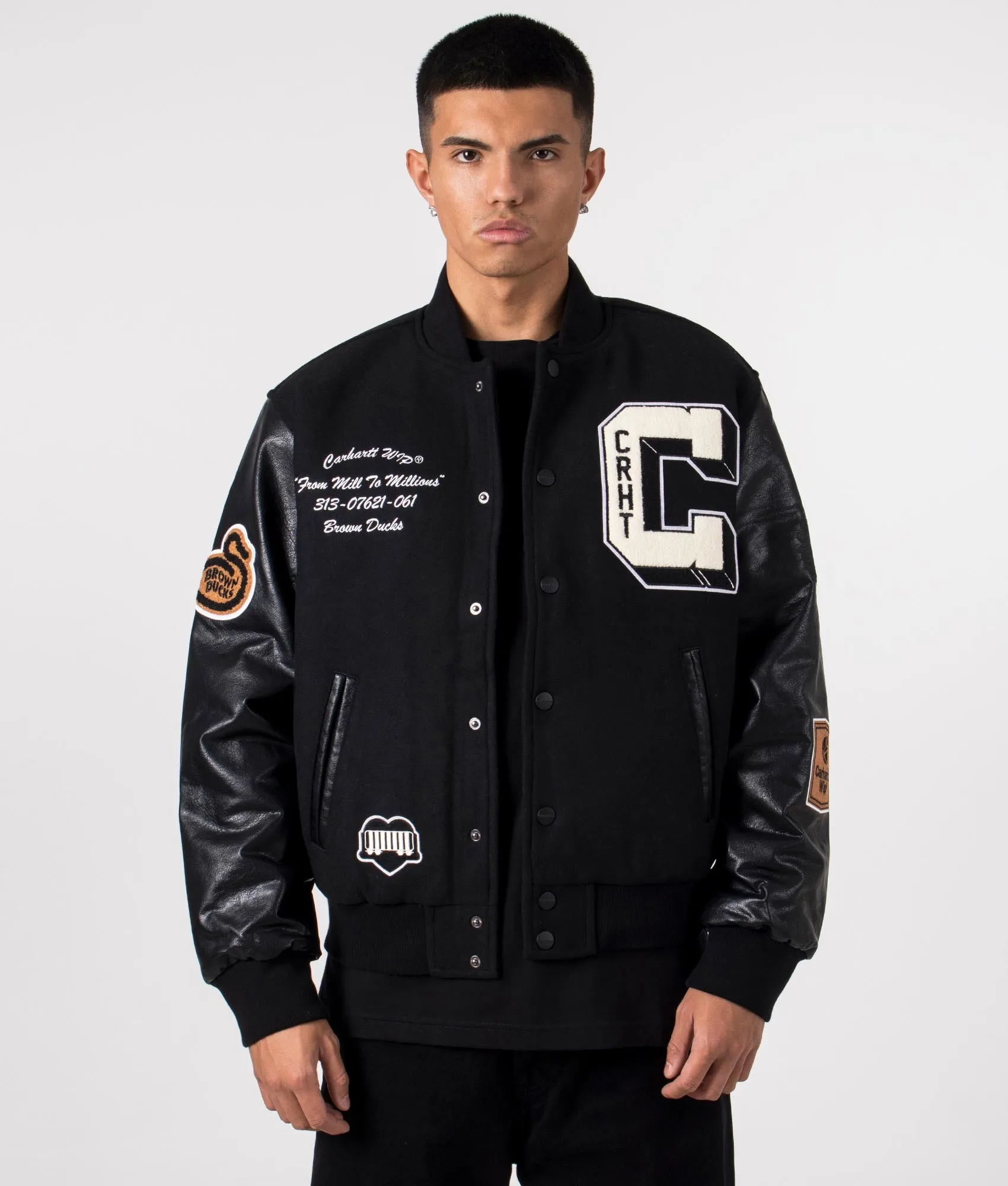 Brown Ducks Bomber sold by EQVVS product image thumbnail 3