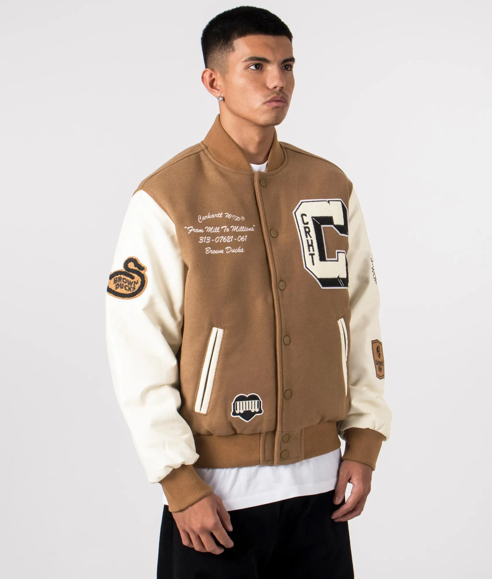 Brown Ducks Bomber sold by EQVVS product image thumbnail 3