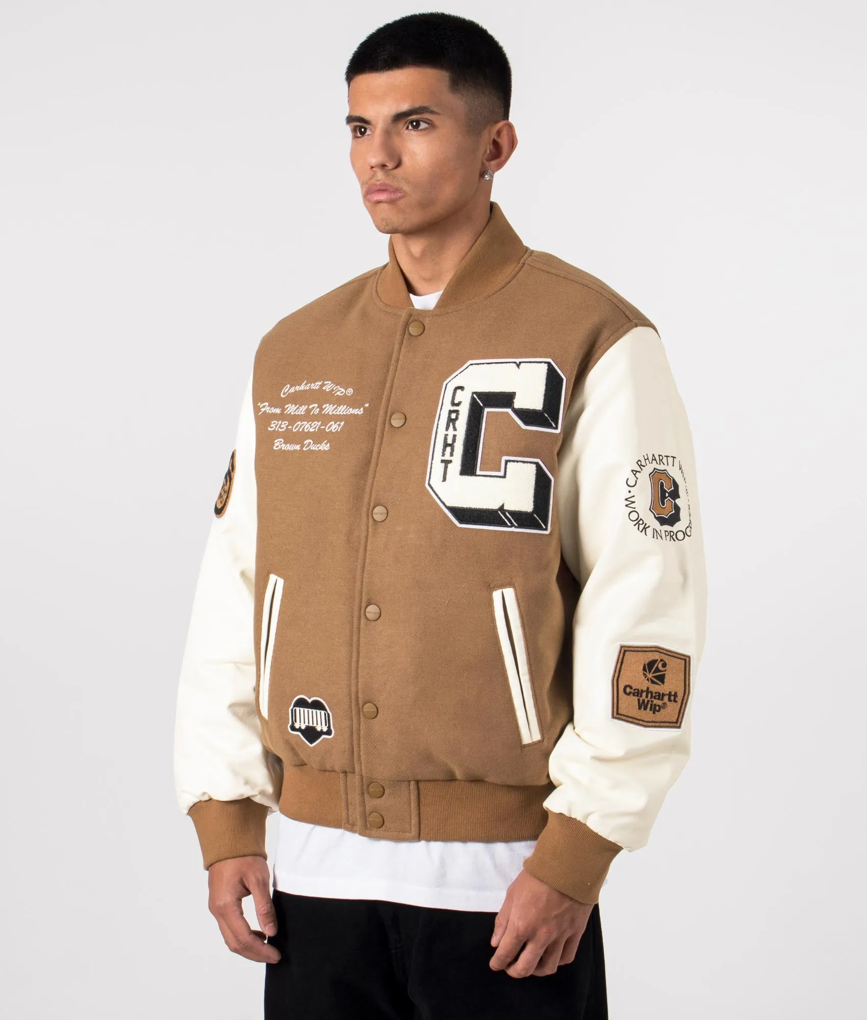 Brown Ducks Bomber sold by EQVVS product image thumbnail 4