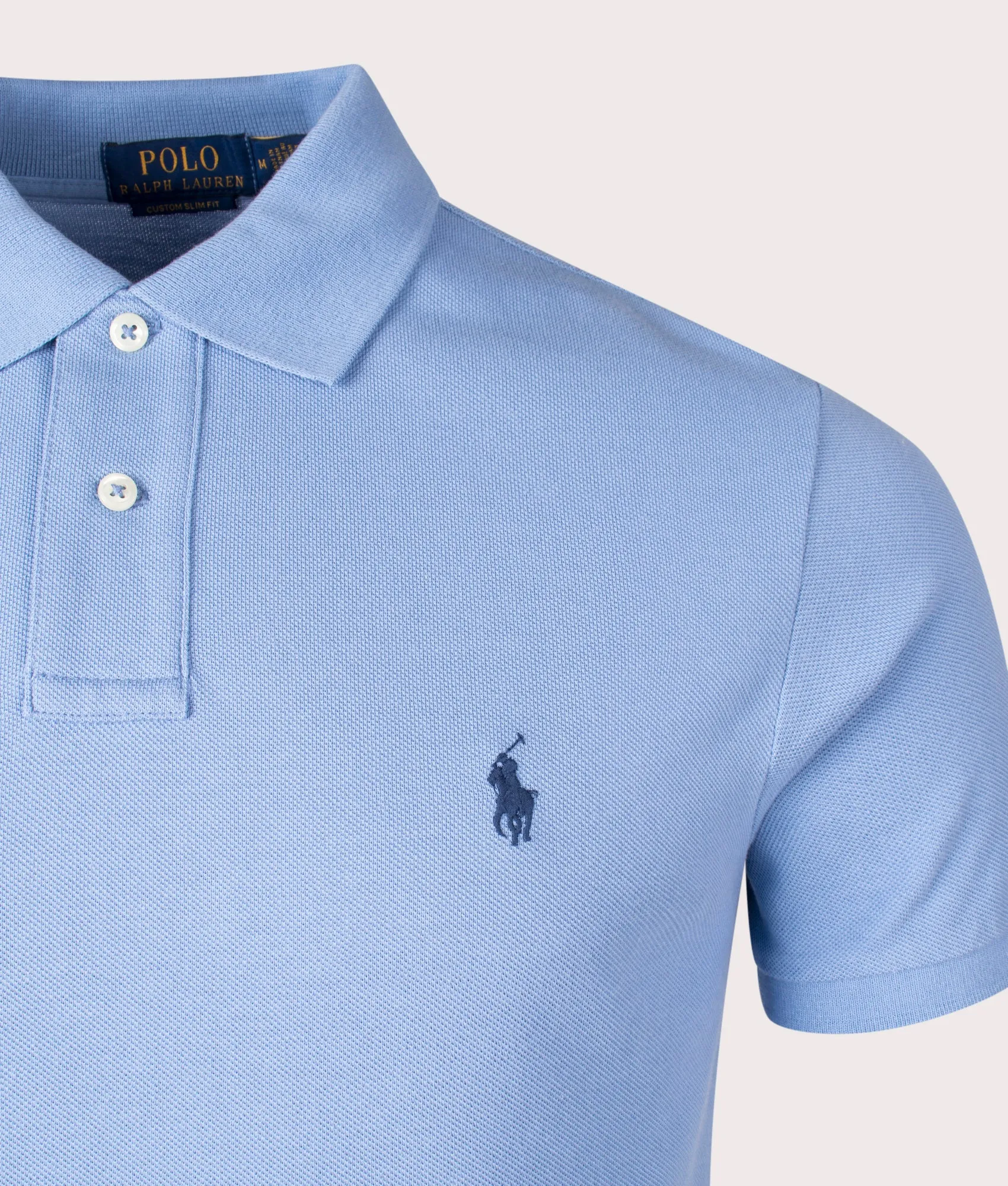Custom Slim Fit Mesh Polo Shirt sold by EQVVS product image thumbnail 2
