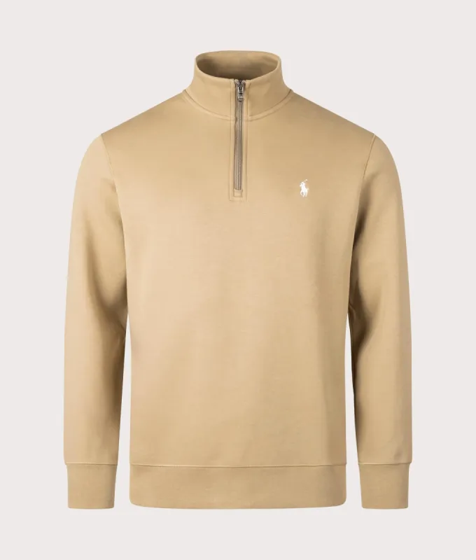 Double-Knit Quarter Zip Sweatshirt sold by EQVVS