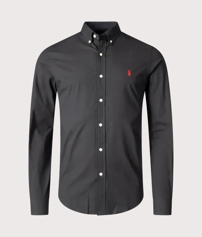 Slim Fit Stretch Poplin Shirt sold by EQVVS