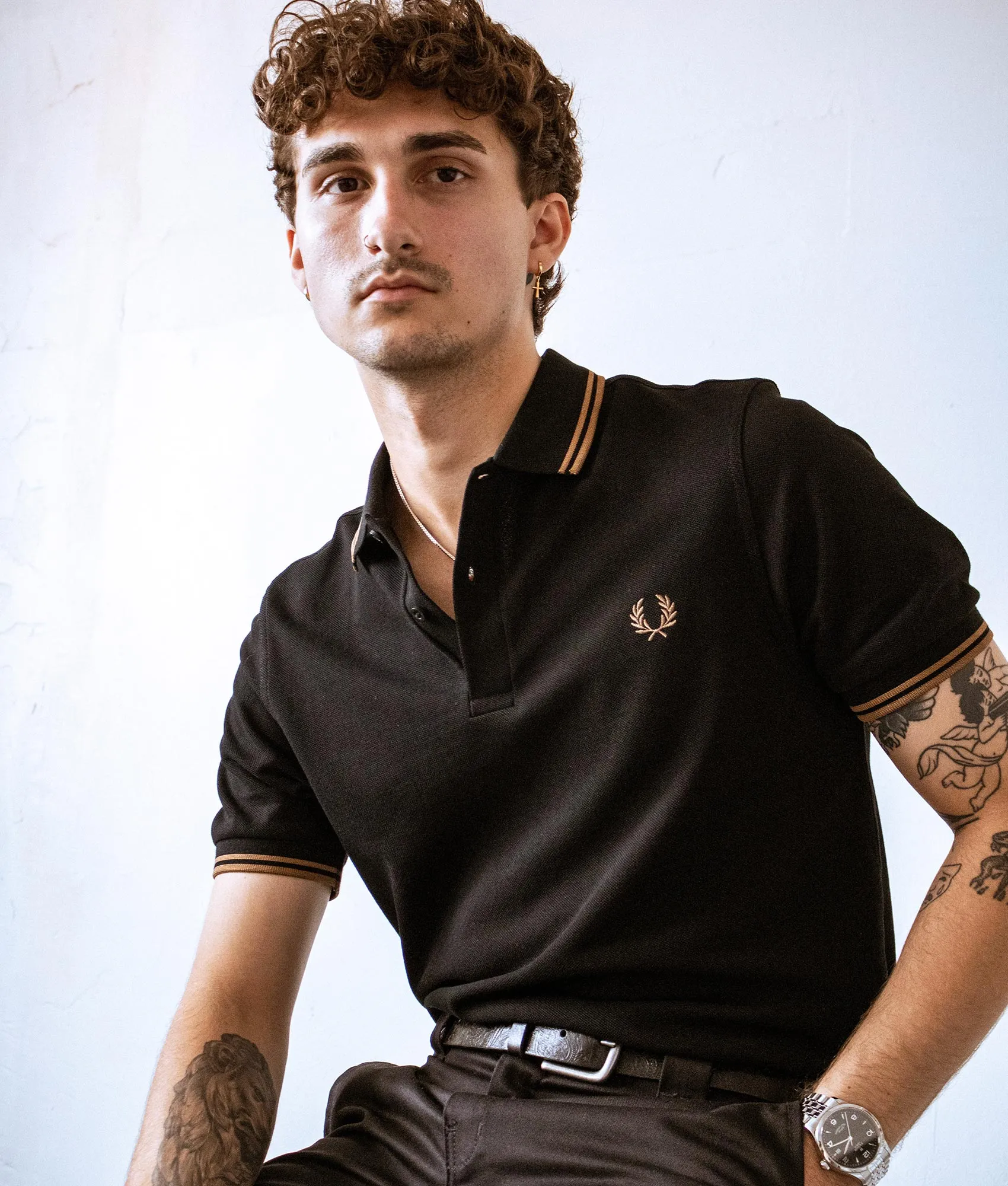 Twin Tipped Polo Shirt sold by EQVVS product image thumbnail 3