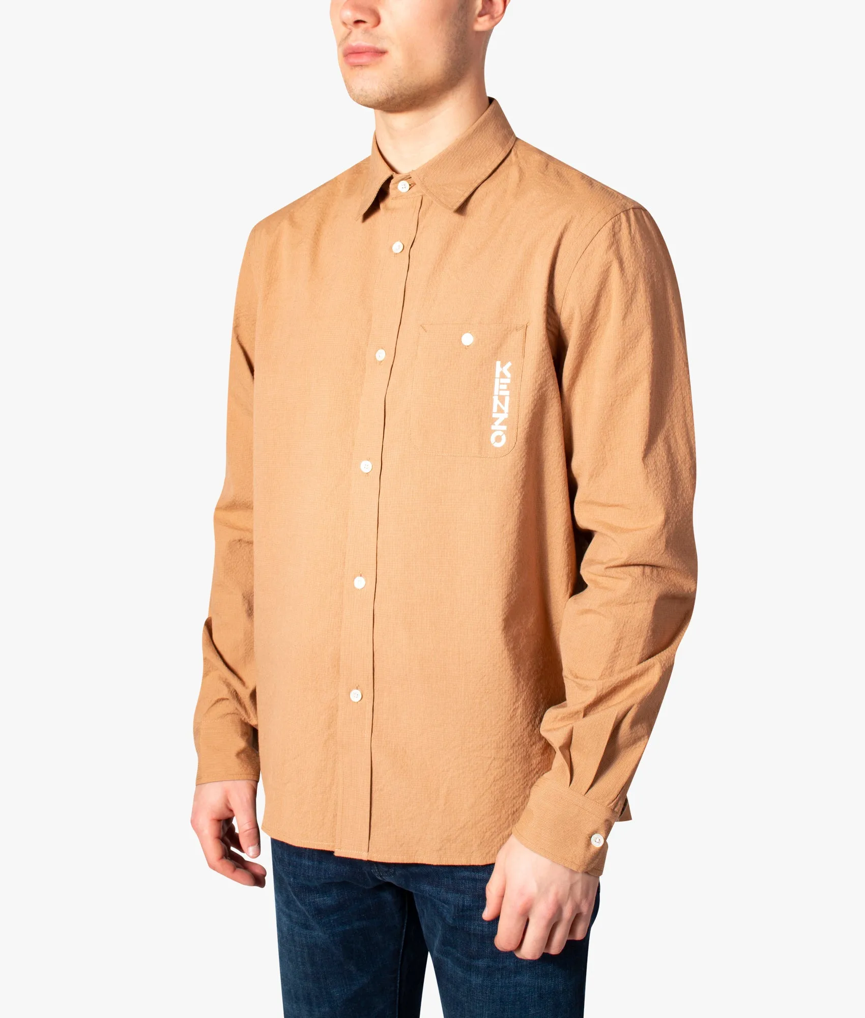 Oversized Vertical Kenzo Logo Shirt sold by EQVVS product image thumbnail 2