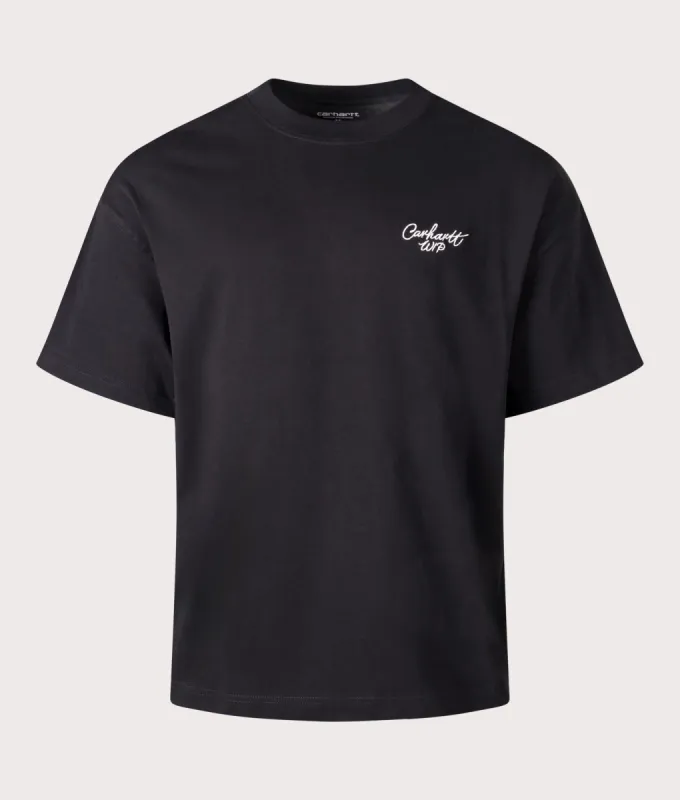 Relaxed Fit Signature Script T-Shirt made by Carhartt WIP