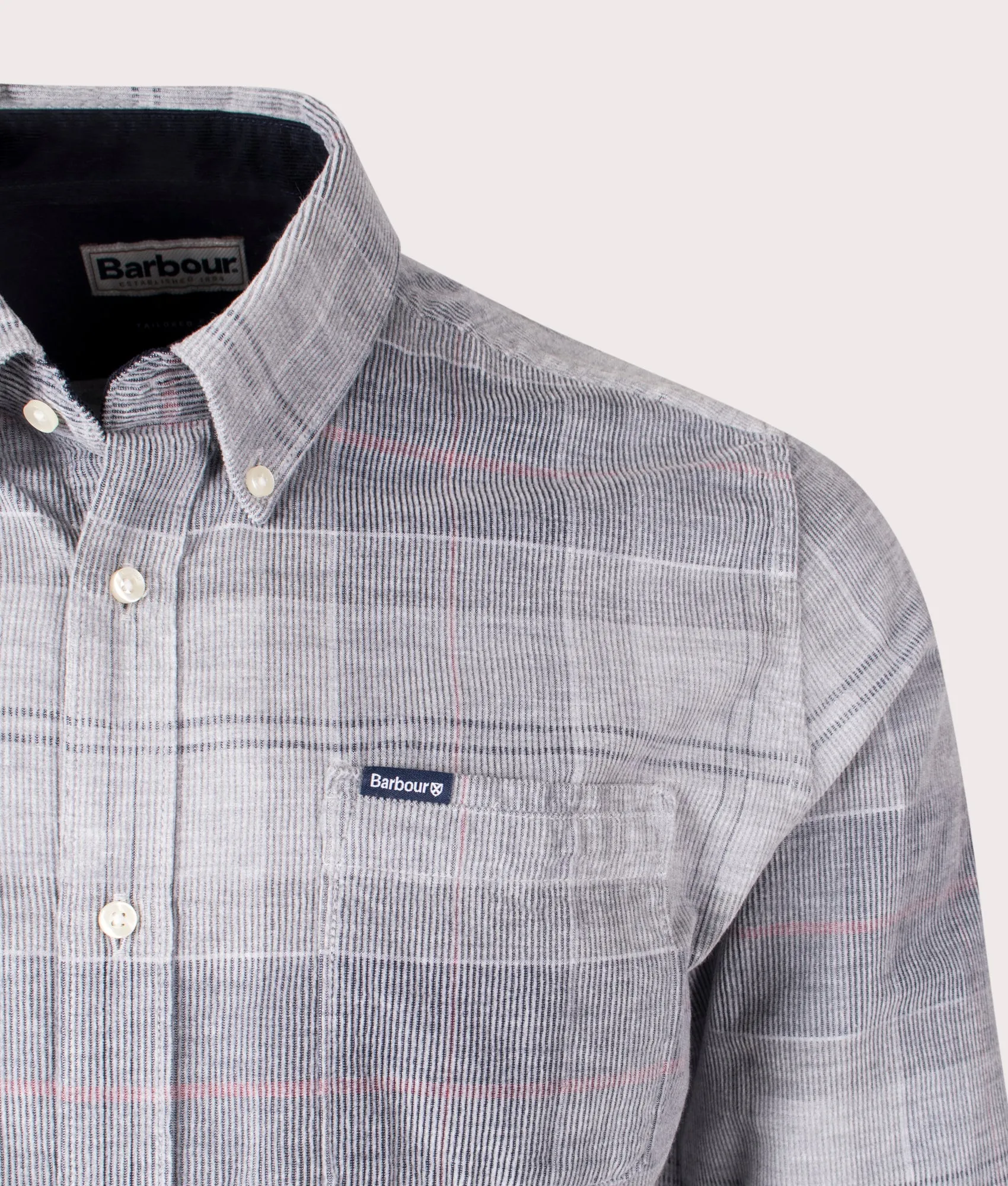 Blair Tailored Tartan Cord Shirt sold by EQVVS product image thumbnail 2